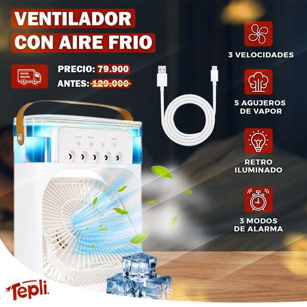 VENTILADOR CON AIRE FRIO